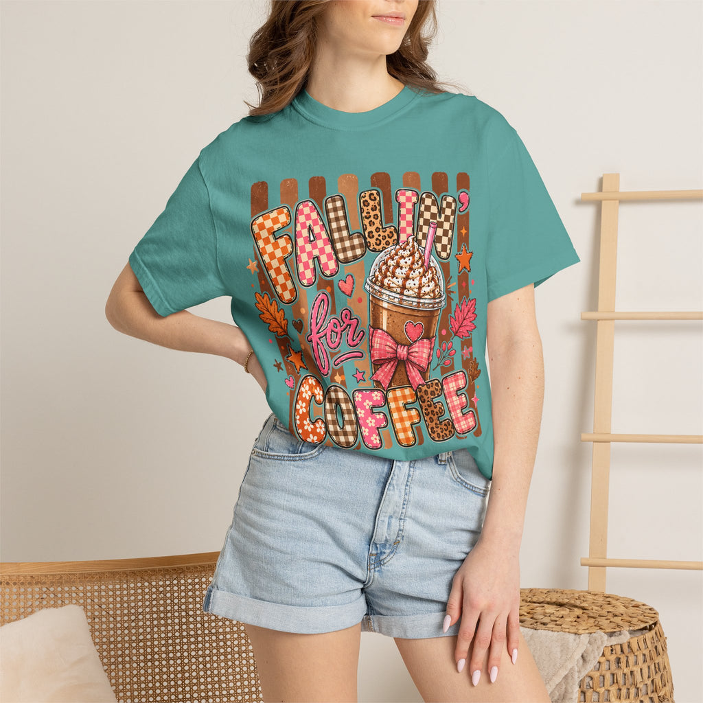 Fallin for coffee T-shirt