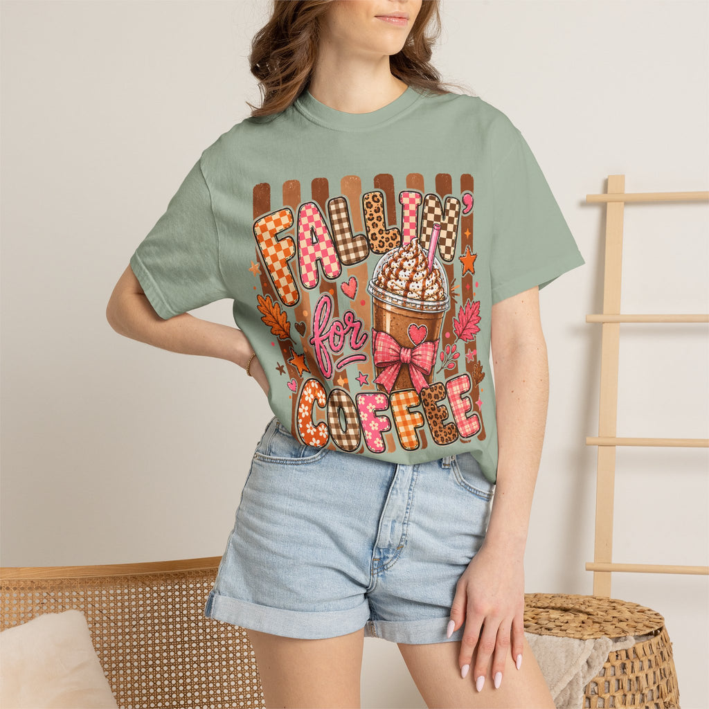 Fallin for coffee T-shirt