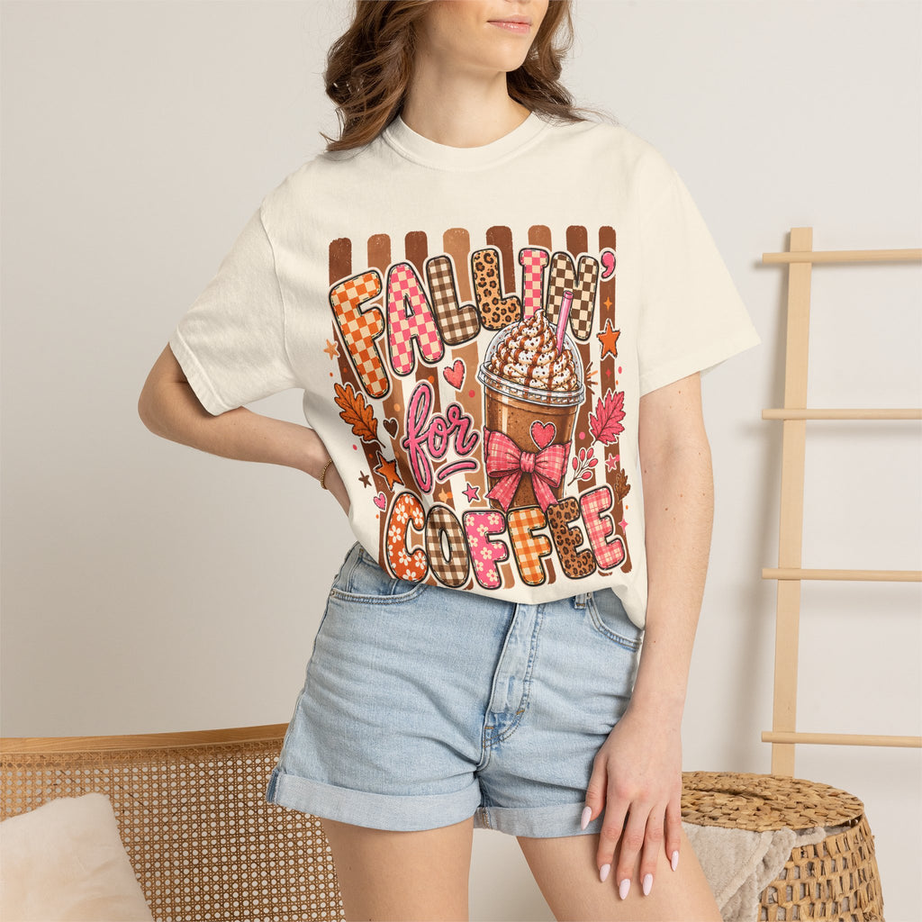Fallin for coffee T-shirt