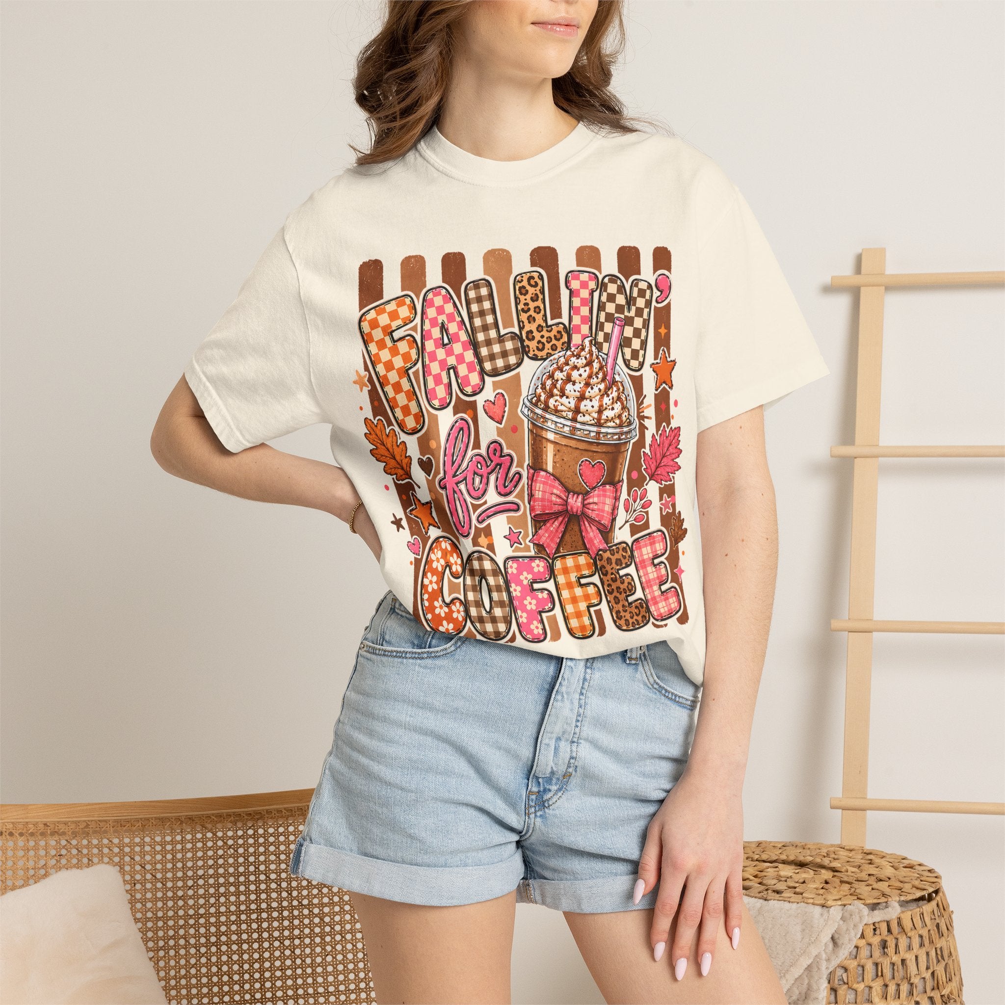 Fallin for coffee T-shirt