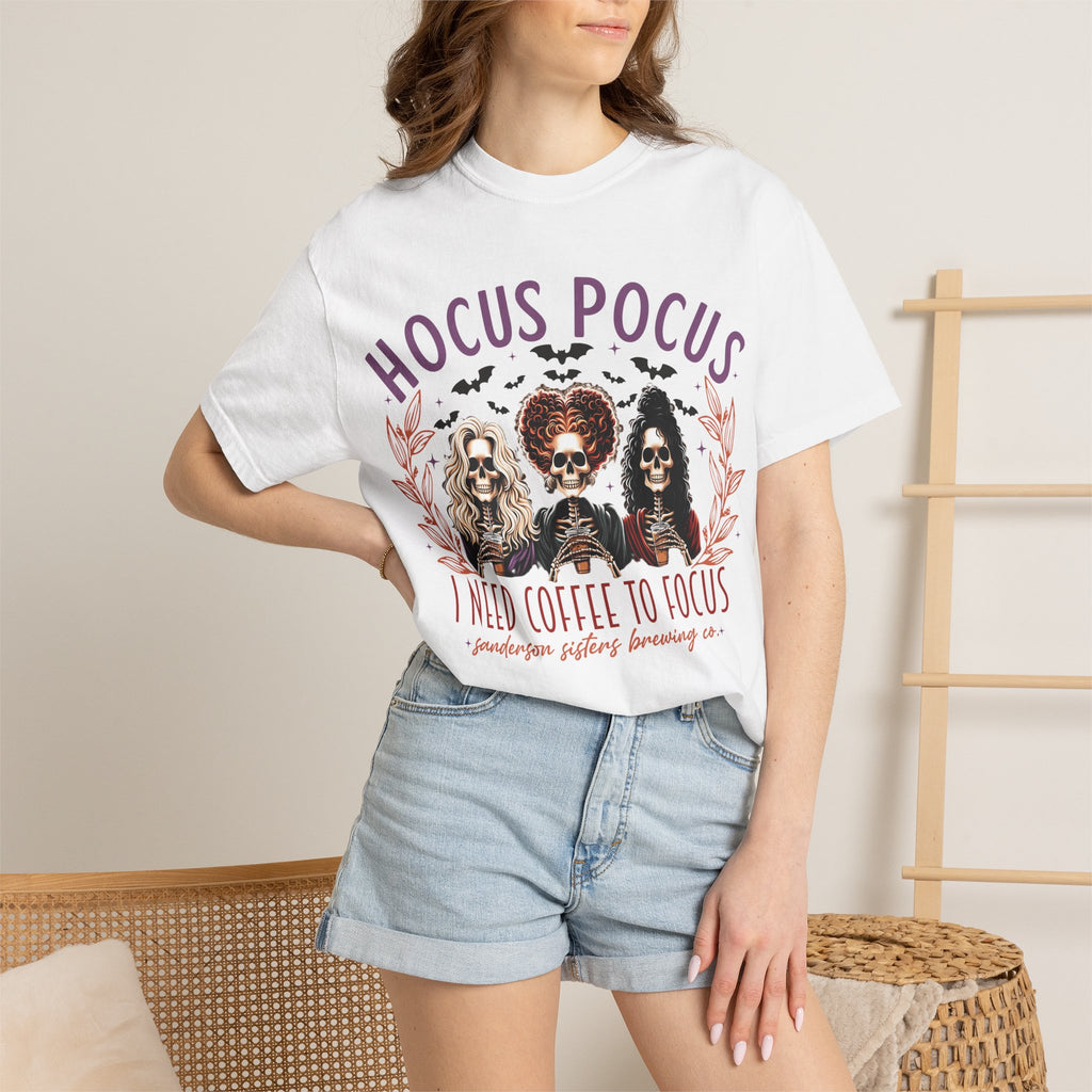I need coffee to focus T-shirt