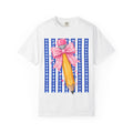 Pencil bow teacher T-shirt